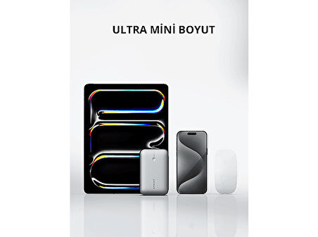 AUKEY PB-Y57-WH 22.5W 20000 mAh PD QC3.0 Type-C USB-A Taşınabilir Şarj Cihazı