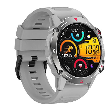 ZCWATCH V0323 Amoled Outdoor Tank1, Bt Call, Spor Sağlık, IP68 Profesyonel Akıllı Saat