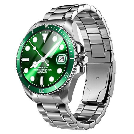 V0525 316L Paslanmaz Çelik, Döner Bezel, Bt Call, Spor Sağlık, IP68 Profesyonel Akıllı Saat