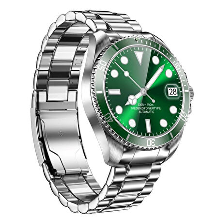 V0525 316L Paslanmaz Çelik, Döner Bezel, Bt Call, Spor Sağlık, IP68 Profesyonel Akıllı Saat