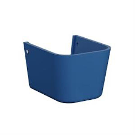 VitrA Sento Kids Lavabo ve Yarım Ayak Seti,45 CM, Beyaz Mavi