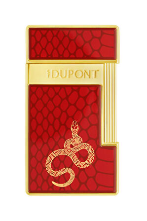 S.T. Dupont Lacquered Slimmy Kırmızı Puro Çakmağı 28075