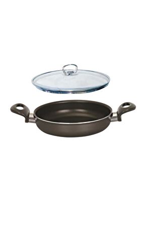 Mehtap Onyx 22 cm Yanmaz/Yapışmaz Teflon Sahan Tava