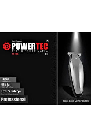 Powertec TR 1158 Sakal Ense Çizim Saç Kesme Makinesi