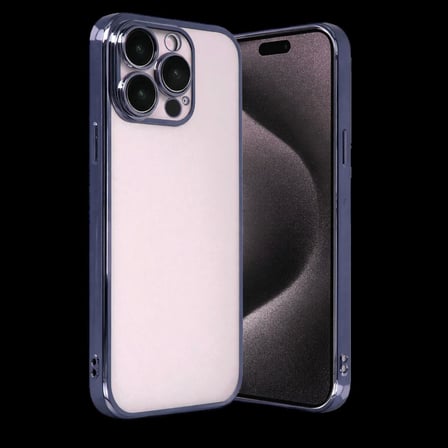 Apple iPhone 15 Pro Max Razer Lensli Silikon - Lacivert