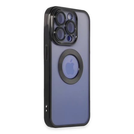 Apple iPhone 15 Pro Kılıf Slot Silikon - Siyah