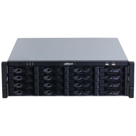 DAHUA  NVR616H-64-XI, 64Kanal, 32Mpix, H265+, 16 HDD, 1080P Kayıt, 1024 0Mbps Bant Genişliği, 4 Port 2500 Mbps LAN, RAID 0/1/5/6/10 NVR