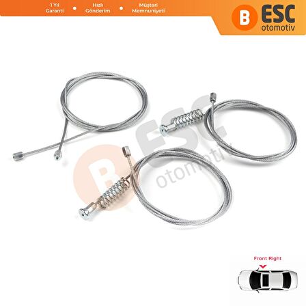 Kia Ceed 2012-2017 İçin Ön Sağ Cam Kriko Tamir Seti 82460A2710