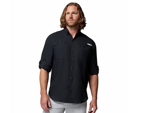 Columbia Tamiami ii Ls Shirt Erkek Günlük Gömlek 1286061010 Siyah