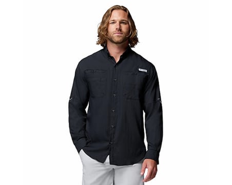 Columbia Tamiami ii Ls Shirt Erkek Günlük Gömlek 1286061010 Siyah