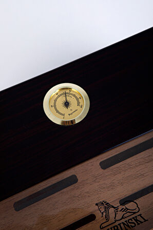 Lubinski Kahverengi Sedir Humidor Puro Kutusu