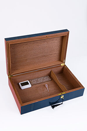 PremiumQuality Cuban Flag Sedir Humidor Puro Kutusu