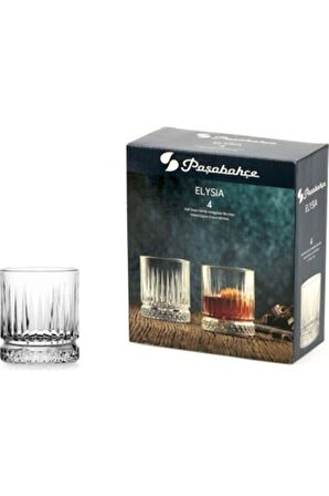 Elysia 4'lü Viski Bardağı 210cc 520014