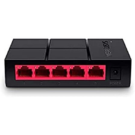 MERCUSYS MS105G, 5 Port, GigaBit, Yönetilemez, Masaüstü Switch