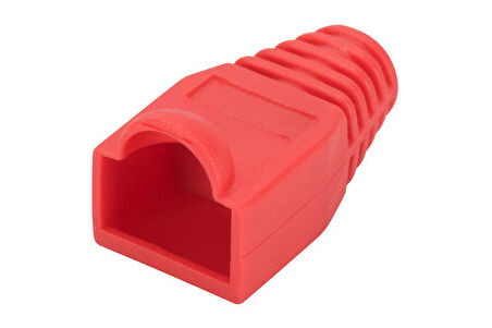 Beek BN-BOOT-CAT6R CAT6 CAT5E Kırmızı RJ45 100 lü Paket Koruma Kılıfı