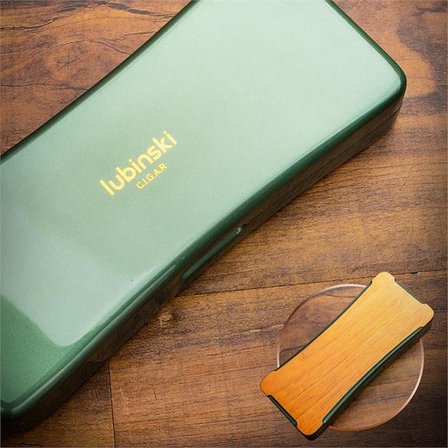 Lubinski Yeni Stil Slim Seyahat Puro Kutusu/Humidor Lake Gri 2's