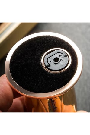 Lubinski Tek Torch Pürmüz Gunmetal Metal Masa Tipi Puro Çakmağı
