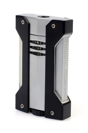Conquistador Tek Torch Pürmüz Krom Siyah Defi Extreme Dizayn Metal Puro Çakmağı