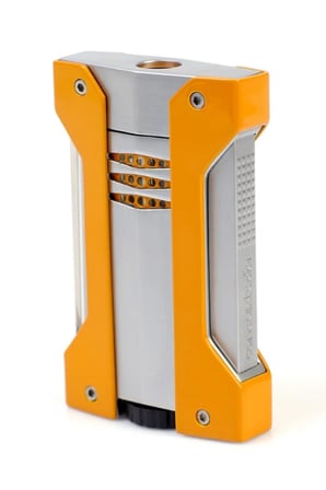 Conquistador Tek Torch Pürmüz Turuncu Gümüş Defi Extreme Dizayn Metal Puro Çakmağı