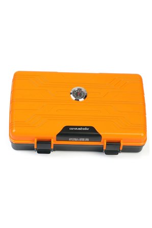 Conquistador Sarı Siyah 10 Kapasite Seyahat Humidor Puro Kutusu
