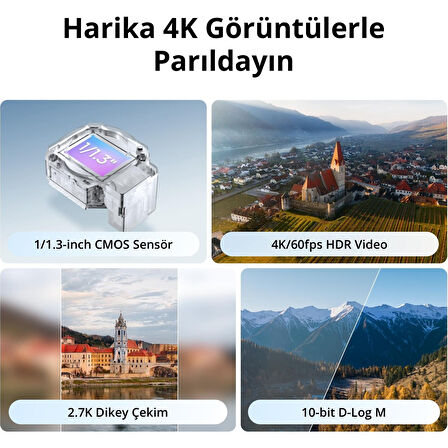 DJI Flip Fly More Combo (Djı Rc 2) (Gl) (DJI Türkiye Karacauslu Garantili)