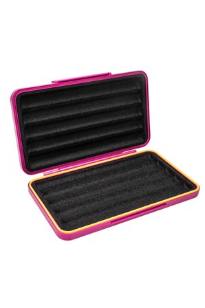 Lubinski Seyahat Tipi 5 Turuncu Humidor Metal Puro Kutusu