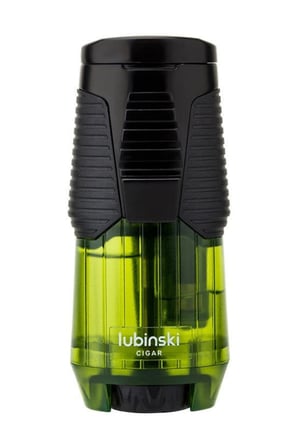 Lubinski Tek Torch Pürmüz Yeşil Puro Çakmağı
