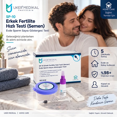 ÜKER SP-10 Erkek Fertilite Testi | Evde , 5 Dakikada Sonuç