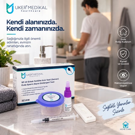 ÜKER SP-10 Erkek Fertilite Testi | Evde , 5 Dakikada Sonuç