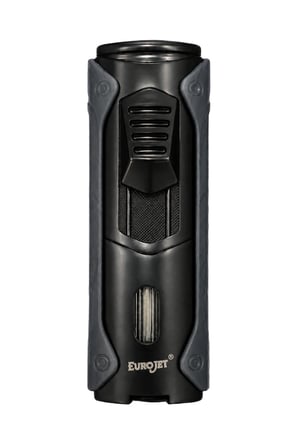 Eurojet Dört Torch Pürmüz Siyah Mavi Desenli Puro Çakmağı