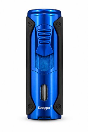 Eurojet Dört Torch Pürmüz Mavi Siyah Puro Çakmağı