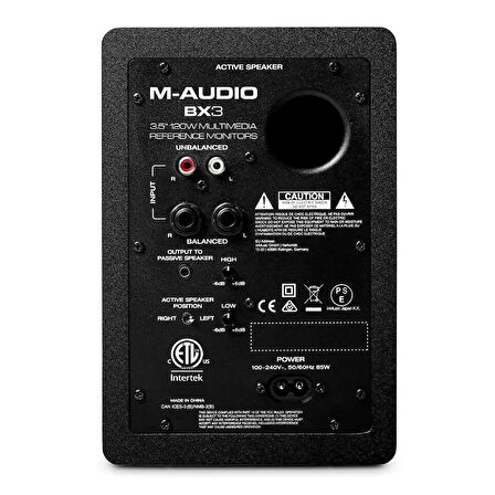 M-Audio BX3 Monitör Sistemi (ÇİFT)