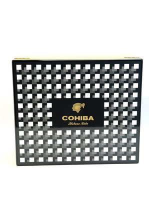 Cohiba Sarı Nokta Desenli Sedir Humidor Puro Kutusu