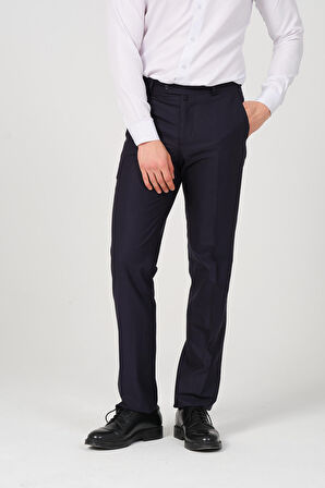 HYMAN Erkek Regular Fit Kumaş Pantolon Lacivert