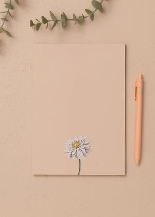 The Mia Art Line Mini Notluk Dahlia 15 X 21 Cm 40 Yaprak