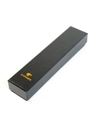 Cohiba Habanos Özel Üretim Metal Puro Tüpü & Tek Torch Pürmüz Puro Çakmağı