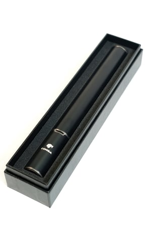 Cohiba Özel Üretim Siyah Metal Puro Tüpü & Tek Torch Pürmüz Puro Çakmağı