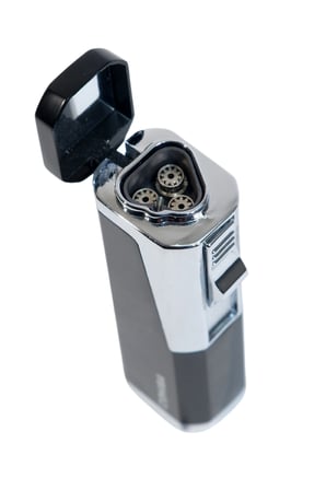 Cohiba 3 Torch Pürmüz Delicili Siyah Metal Puro Çakmağı