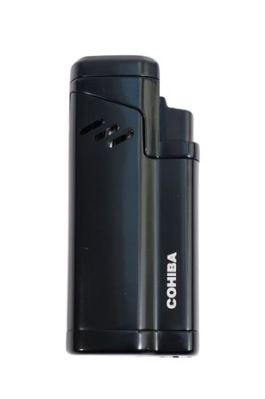 Cohiba 4 Torch Pürmüz Delicili Siyah Metal Puro Çakmağı
