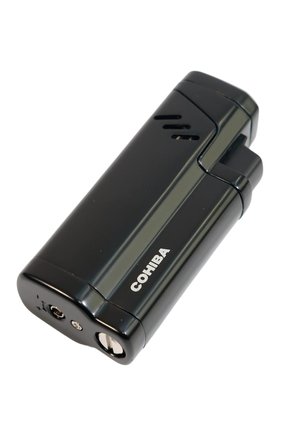 Cohiba 4 Torch Pürmüz Delicili Siyah Metal Puro Çakmağı