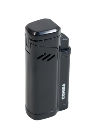 Cohiba 4 Torch Pürmüz Delicili Siyah Metal Puro Çakmağı