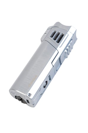 Cohiba 4 Torch Pürmüz Delici Gümüş Metal Puro Çakmağı