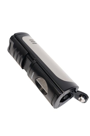 Parmida 3 Torch Pürmüz Kesici & Delicili Siyah Gunmetal Metal Puro Çakmağı