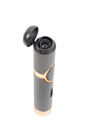Parmida Tek Torch Pürmüz Delicili Gunmetal Metal Puro Çakmağı