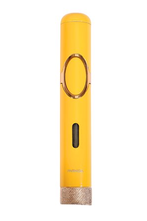 Parmida Tek Torch Pürmüz Delicili Sarı Metal Puro Çakmağı