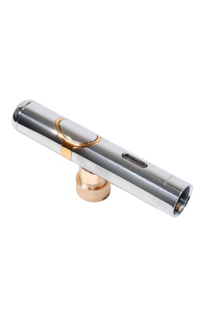 Parmida Tek Torch Pürmüz Delicili Gümüş Metal Puro Çakmağı