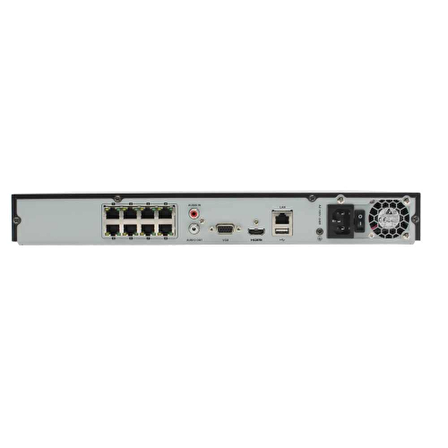 HIKVISION DS-7608NI-Q2/8P 8Mpix, H265+, 8Kanal Video, 8Poe, 2 HDD, UHD 4K 2160P Kayıt, 80-160Mbps Bant Genişliği, NVR