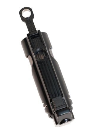 Parmida 3 Torch Pürmüz Delicili Siyah Metal Puro Çakmağı