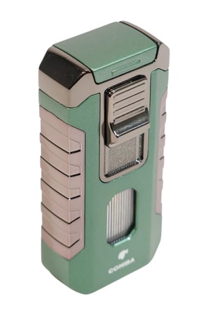 Cohiba 3 Torch Pürmüz Yeşil Metal Puro Çakmağı