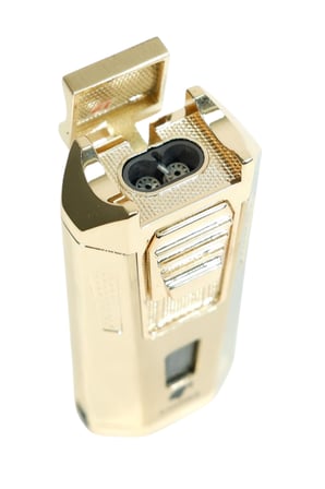 Cohiba Çift Torch Pürmüz Delicili Gold Metal Puro Çakmağı